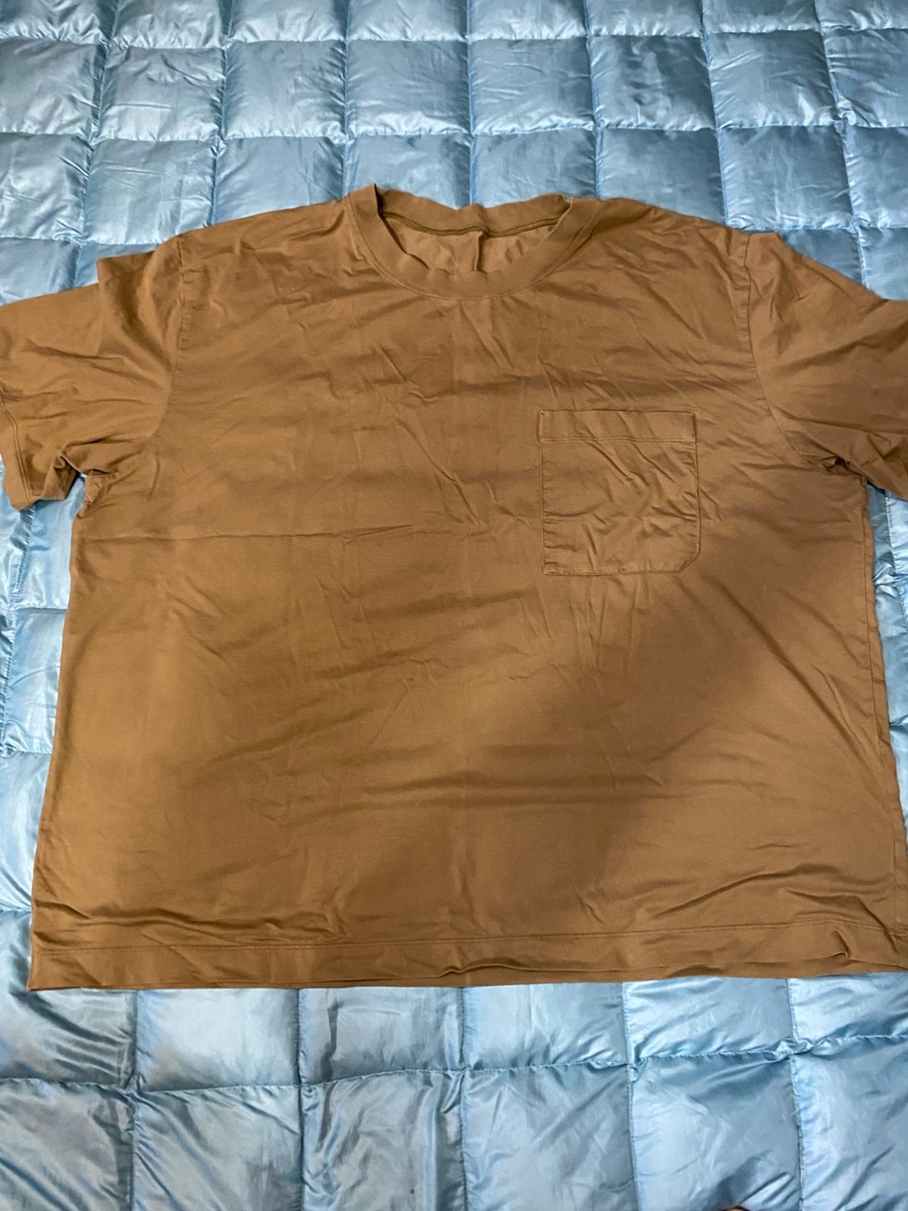 EUC Men’s Lululemon Classic Short-Sleeve Pocket Tee in Brown Sz XXL.